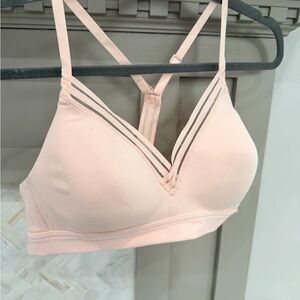 Athleta Light Pink Strappy Bralette